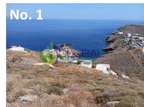 For sale buildable land plots on the Island of Tzia 